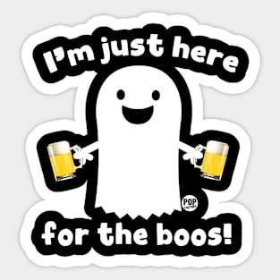 HERE FOR BOOS Sticker